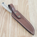 BPS Knives Compact Camping Fixed Knife 3.63" 5Cr14MoV Steel Blade Walnut Handle