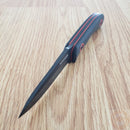 Rough Ryder Neck Fixed Knife 3" 3Cr13 Steel Full Tang Blade Black G10 Handle