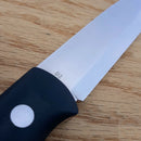 Real Steel Bushcraft III Fixed Knife 4" D2 Tool Steel Blade Black G10 Handle