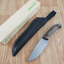 BPS Knives Savage Fixed Knife 4.75" 1066 Carbon Steel Blade Oiled Walnut Handle