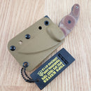 TOPS Little Bugger Fixed Knife 2.38" 1095HC Steel Blade Canvas Micarta Handle