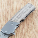 Bestech Spanish Tip Folding Knife 3.75" Bohler M390 Steel Blade Micarta/Titanium Handle
