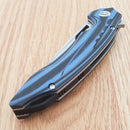 Bestech Knives Ornetta Folding Knife 3.63" N690 Steel Blade Carbon Fiber / G10 Handle