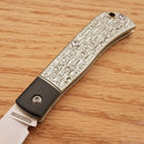 Rough Ryder Folding Knife 3" VG-10 Steel Clip Point Blade Green Hammered Aluminum Handle
