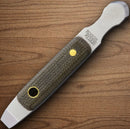 Rough Ryder Jobo Knife Opener Pick/Pry Bar Ends Stainless Blade Micarta Handle