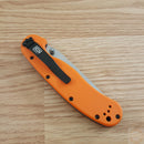 Ontario RAT I Linerlock Folding Knife 3.5" AUS-8 Steel Blade Orange G10 Handle