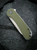 Civivi Elementum Linerlock Folding Knife 3" D2 Tool Steel Blade Green G10 Handle