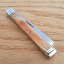 Rough Ryder Doctors Pocket Knife Stainless Blades Tobacco Smooth Bone Handle