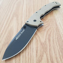 Cold Steel 4-Max Scout Lockback Folding Knife 4" AUS-10A Steel Blade Desert Tan Griv-Ex Handle 62RQDTBK
