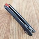 Bestech Knives TEXEL Folding Knife 3.25" D2 Tool Steel Blade Black G10 Handle