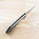 Kershaw Valve Framelock Folding Knife 2.25" 4Cr14 Steel Blade Bead Blast Finish Stainless Handle