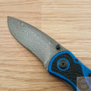 Kershaw Blur Linerlock Folding Knife 3.5" Damascus Steel Blade Aluminum Handle