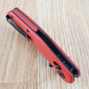 Bestech Knives Ronan B-Lock Folding Knife 3.25" 14C28N Stainless Steel Blade Red G10 Handle