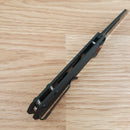 CJRB Ruffian Folding Knife 3.09" AR-RPM9 Steel Wharncliff Blade Black G10 Handle