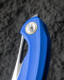 Bestech Knives Bihai Linerlock Folding Knife 2.13" 14C28N Steel Blade Blue G10 Handle