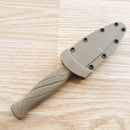 Smith & Wesson Boot Fixed Knife 3" Black Stainless Steel Blade Tan Rubber Handle