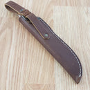 BPS Knives Compact Hunting Fixed Knife 4.25" Scandi Grind 5Cr14MoV Steel Full Tang Blade Walnut Handle