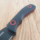 Rough Ryder Neck Fixed Knife 3" 3Cr13 Steel Full Tang Blade Black G10 Handle