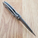 Kershaw Scallion Assisted Folding Knife 2½ Damascus Steel Blade Stainless Handle