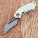 Bestech Knives Bihai Linerlock Folding Knife 2.13" 14C28N Steel Blade White G10 Handle