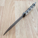 BPS Knives Bushcraft Fixed Knife 5." 1066 Carbon Steel Blade Walnut Wood Handle