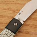 Rough Ryder Folding Knife 3" VG-10 Steel Clip Point Blade Green Hammered Aluminum Handle