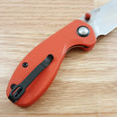 CJRB Maileah Linerlock Folding Knife 2.38" AR-RPM9 Stainless Steel Blade Red G10 Handle