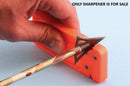 AccuSharp Broadhead Sharpener & Wrench Orange Synthetic Construction Unique
