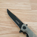 Cold Steel Medium Luzon Folding Knife 4" 8Cr13MoV Steel Blade Earth GFN Handle