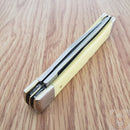 Case XX Cutlery Trapper Pocket Knife Carbon Steel Blades Smooth Yellow Synthetic Handle 00161