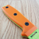 ESEE Model 3 Fixed Knife 3.75" Green Powder Coated 1095HC Steel Blade Orange G10 Handle 3PMVG