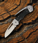 Myerchin Generation 2 Captain Pro Folding Knife 3.25" ProMarine Stainless Blade Black G10 Handle
