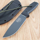 ESEE Model 4 Gunsmoke Fixed Knife 4.5" Full Tang 1095HC Steel Blade G10 Handle
