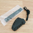 Spartan Blades Enyo Fixed Knife 2.75" AUS-8A Steel One-Piece Construction Blade