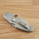 Spyderco Uptern Lock Folding Knife 2.84" 8Cr13MoV Steel Blade Stainless Handle