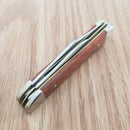 Case XX Cutlery Peanut Pocket Knife Stainless Blades Smooth Chestnut Bone Handle 28702