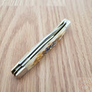 Case XX Cutlery Small Texas Jack Pocket Knife Chrome Vanadium Blades Bone Handle 00077