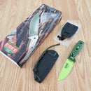 ESEE Model 3 Fixed Knife 3.88" Green Powder Coated 1095HC Steel Blade 3D Machined G10 Handle 3PMVG007