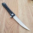 Artisan Waistline Liner Folding Knife 4" Bohler M390 Steel Blade Titanium Handle