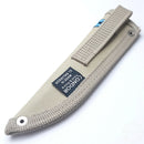 Condor River Wooden Fixed Knife 3.5" Natural Wood Blade Walnut/Turquoise Handle