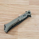 Cold Steel Medium Luzon Folding Knife 4" 8Cr13MoV Steel Blade Earth GFN Handle