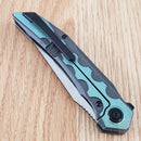 Bestech Knives Samari Frame Folding Knife 3.88" Bohler M390 Steel Blade Titanium Handle