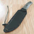 ESEE Model 6 Fixed Knife 5.25" Desert Tan Powder Coated 1095HC Steel Blade Black And Coyote Brown 3D Machined G10 Handle 6PDT005