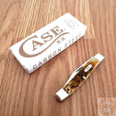 Case XX Cutlery Small Texas Jack Pocket Knife Chrome Vanadium Blades Bone Handle 00077