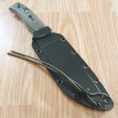 ESEE Model 6 Fixed Knife 5.25" Desert Tan Powder Coated 1095HC Steel Blade Black And Coyote Brown 3D Machined G10 Handle 6PDT005