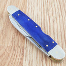 Frost Cutlery Whittler Pocket Knife Stainless Steel Blades Smooth Bone Handle