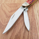 Case XX Cutlery My First Peanut Old Pocket Knife Stainless Blades Red Bone Handle
