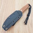 Civivi Tamashii Fixed Knife 4.13" D2 Steel Blade Brown Canvas Micarta Handle