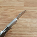 Spyderco Uptern Lock Folding Knife 2.84" 8Cr13MoV Steel Blade Stainless Handle