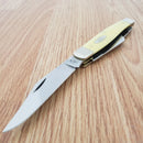 Case XX Large Stockman Pocket Knife Carbon Steel Blades Yellow Synthetic Handle
